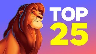 Top 25 Best Disney Animated Movies [upl. by Lucier532]