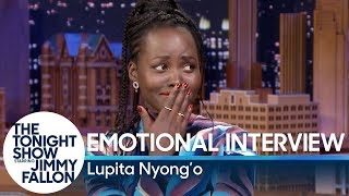 Emotional Interview with Lupita Nyongo [upl. by Anovad]