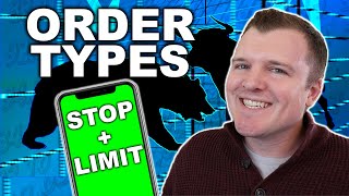 Stock Market Order Types EXPLAINED  Limit  Stop  Stop Limit  Trailing Stop [upl. by Moia]