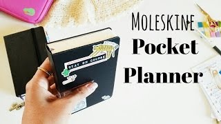 Moleskine Planner Setup pt 1  Pocket Agenda [upl. by Burtis]