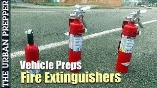 Fire Extinguishers Types Mounting amp Demo Vehicle Preps [upl. by Kolivas]