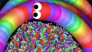 Slitherio AI 200000 Score Epic Slitherio Gameplay [upl. by Kama]