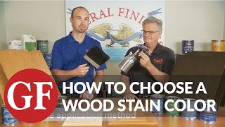 6 Steps To Choosing Wood Stain Colors  General Finishes [upl. by Wilmar]