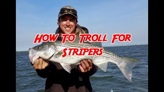 How To Troll For Stripers No 85 [upl. by Kudva196]