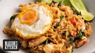 Spicy Thai Chicken Fried Rice  Marions Kitchen [upl. by Louisa]