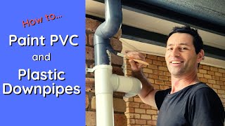 How to paint PVC and plastic downpipes  Inspire DIY Kent Thomas [upl. by Androw795]