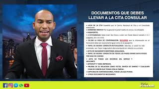 DOCUMENTOS QUE DEBES LLEVAR A LA CITA CONSULAR PARA RESIDENCIA 2021 [upl. by Guillemette721]