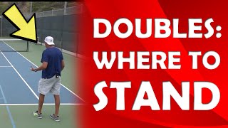 Where To Stand In Doubles  POSITIONING [upl. by Neirda]