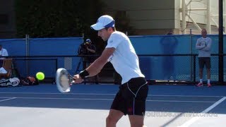 Novak Djokovic  Slow Motion Backhands Left Side in HD [upl. by Barbara-Anne884]