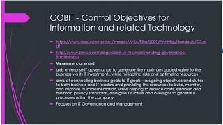 IT Governance Frameworks [upl. by Limaj]