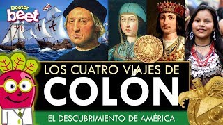 DESCUBRIMIENTO DE AMERICA LOS 4 VIAJES CRISTOBAL COLON 12 octubre 1492 [upl. by Vivien418]