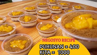 Mango Ice Cream Cake l Negosyo Recipe with Coasting [upl. by Atteuqahs]