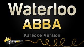 ABBA  Waterloo Karaoke Version [upl. by Airdnua736]