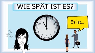 Die Uhrzeit  Test  Wie spät ist es  Deutsch lernen [upl. by Berk]