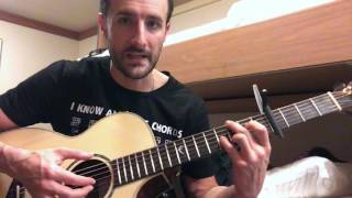 How To Play FAITHFULLY by Journey  Acoustic Guitar Lesson [upl. by Edelson]