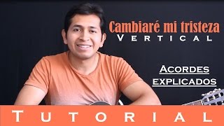 Cambiaré mi tristeza  Vertical Tutorial guitarra [upl. by Qirat]