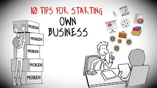 10 Tips for Starting your Own Business  Must Watch [upl. by Nodnil906]