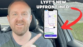 Lyfts NEW Upfront Fare Info [upl. by Oinotnas]