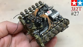 Make an engine Make Ferrari 312T thoroughly TAMIYA 112 [upl. by Einahpad]