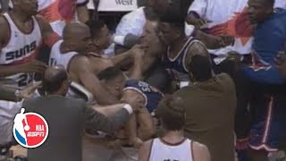 Knicks vs Suns ‘93 brawl leads to six ejections NBA rules overhaul  ESPN Archives [upl. by Aihtnyc769]