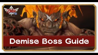 Demise Final Boss Boss Guide How to Beat Demise  Zelda Skyward Sword HD Switch [upl. by Otsuj]