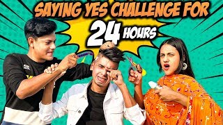 রাকিব তার বন্ধুর মাথা টাক করে দিলো  SAYING Yes To My Brother For 24 Hours Challenge  Rakib Hossain [upl. by Dunseath]