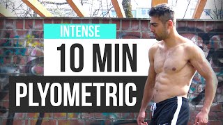 10 MIN PLYOMETRIC HIIT WORKOUT  Speed  Vertical Jump Workout [upl. by Ulphiah]