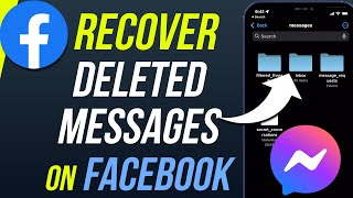 How to Recover Deleted Facebook Messages [upl. by Sherie]