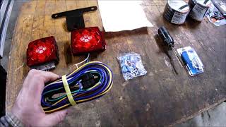 LED Trailer Lights amp Wiring Project [upl. by Eliam]