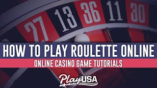 How to Play Roulette Online  Online Casino Game Tutorials [upl. by Neerol]