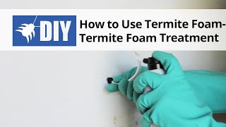 How to Use Termite Foam  Termite Foam Treatment [upl. by Thgirw]