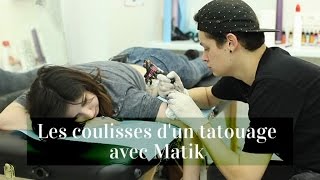 Les coulisses dun tatouage avec Matik et Juliette [upl. by Marlena163]