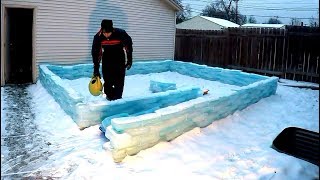 Ice Brick House  Minnesota Cold Part 23 [upl. by Ellerd]