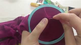 Mending Knit Fabrics Series  Fix a Hole In A TShirt [upl. by Erwin]