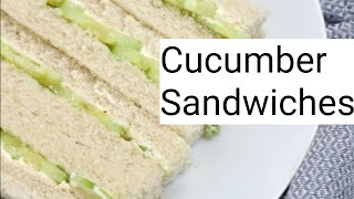 Cucumber Sandwiches Recipe [upl. by Einaej424]