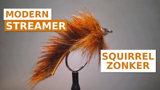 Fly Tying a Squirrel Zonker Slumpbuster Streamer Pattern [upl. by Maribeth]