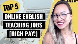 BEST Online English Teaching Jobs for Beginners w Highest Pay  Home Based ESL Jobs [upl. by Damalis]