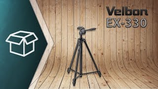 Unboxing amp Review Tripode Velbon EX330 [upl. by Dde255]