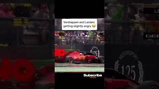 Verstappen and Leclerc getting progressively angry [upl. by Lemahs]