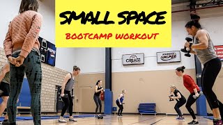 SMALL SPACE Full Bootcamp Workout Trainers Guide 64 [upl. by Svirad]