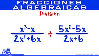 División de fracciones algebraicas [upl. by Eelrebmyk]