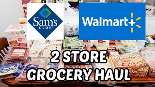 Walmart amp Sams Club Grocery Haul [upl. by Fini]