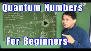 Quantum Numbers  For Beginners EnglishTagalog [upl. by Kinny]