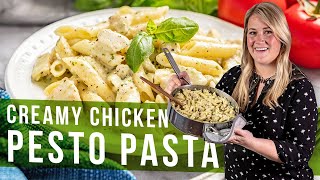 Creamy Chicken Pesto Pasta [upl. by Milena]