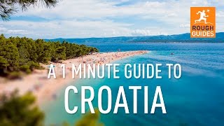 A 1 minute guide to Croatia [upl. by Nordin]