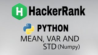 Mean Var and Std  Hackerrank Python Solution  English Explanation [upl. by Neysa8]