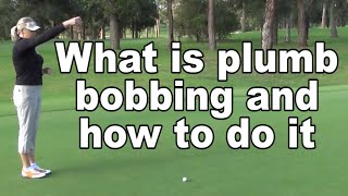 How to plumb bob when you putt [upl. by Aelat988]