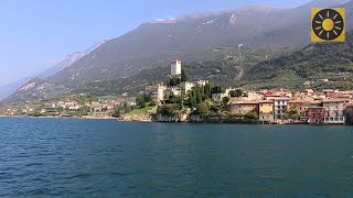 GARDASEE  Teil 2 quotMalcesine mit Scaligerburg Gardone Salo und Wasserfall Cascata Varonequot ITALIEN [upl. by Halik]