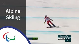 Mac MARCOUX  Downhill  PyeongChang2018 Paralympic Winter Games [upl. by Ahcirt]