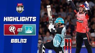 Melbourne Renegades v Brisbane Heat  BBL13 [upl. by Anema714]